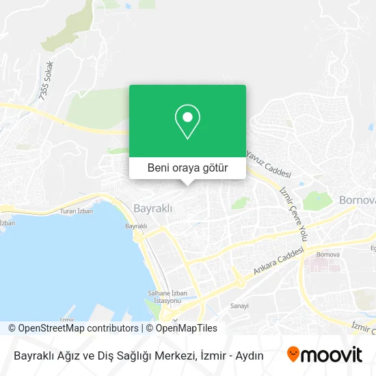 Bayraklı Ağız ve Diş Sağlığı Merkezi harita