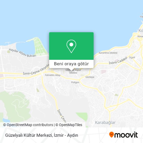 Güzelyalı Kültür Merkezi harita