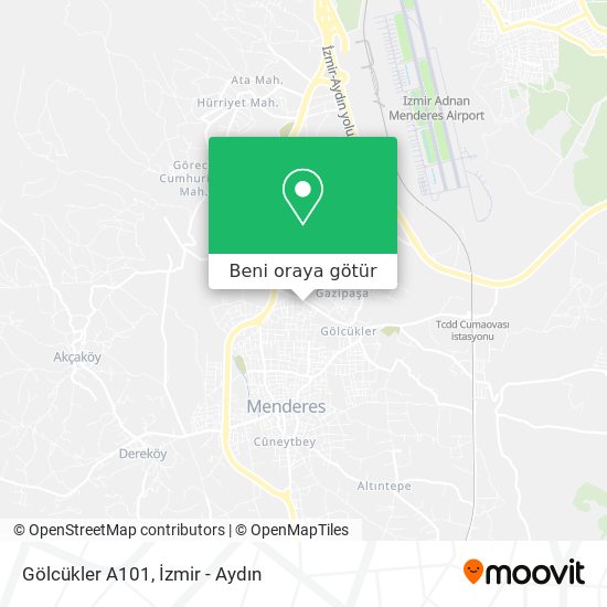 Gölcükler A101 harita