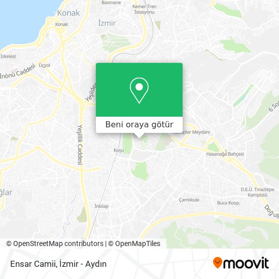 Ensar Camii harita