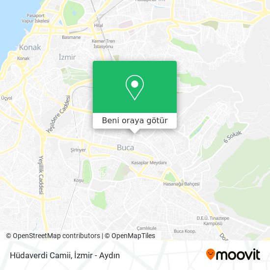 Hüdaverdi Camii harita