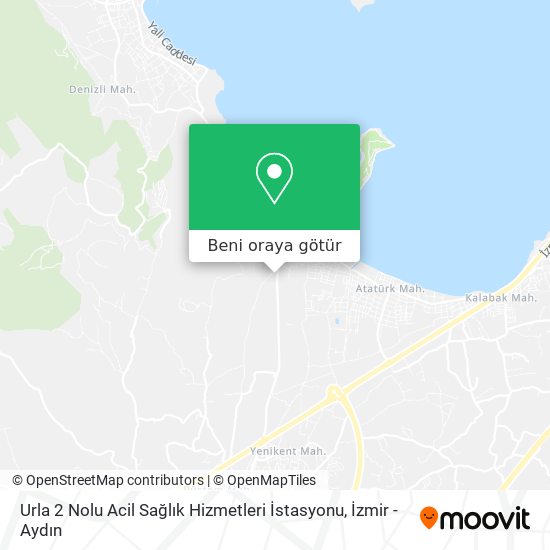 Urla 2 Nolu Acil Sağlık Hizmetleri İstasyonu harita