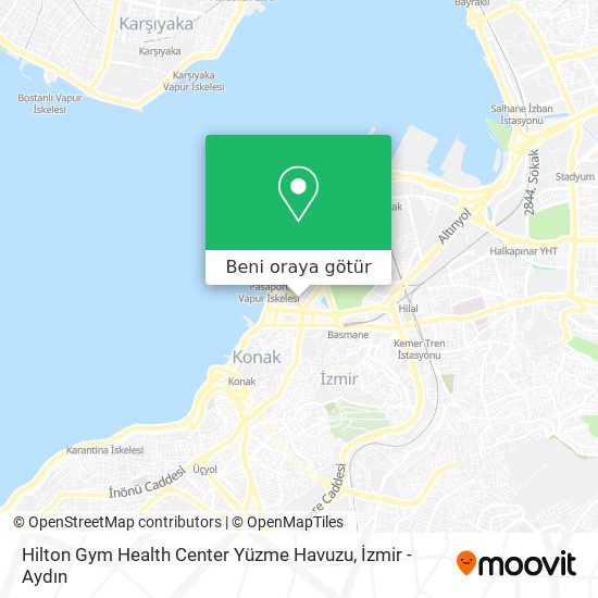 Hilton Gym Health Center Yüzme Havuzu harita