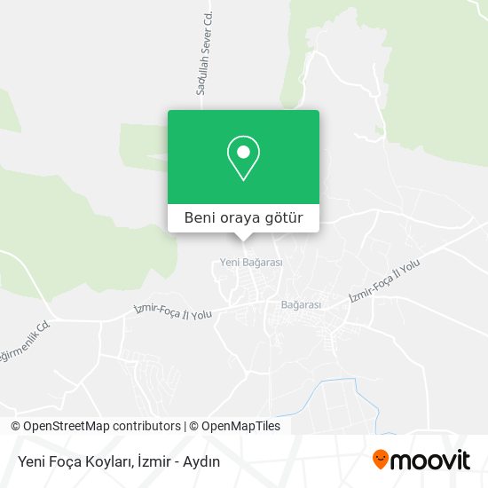 Yeni Foça Koyları harita