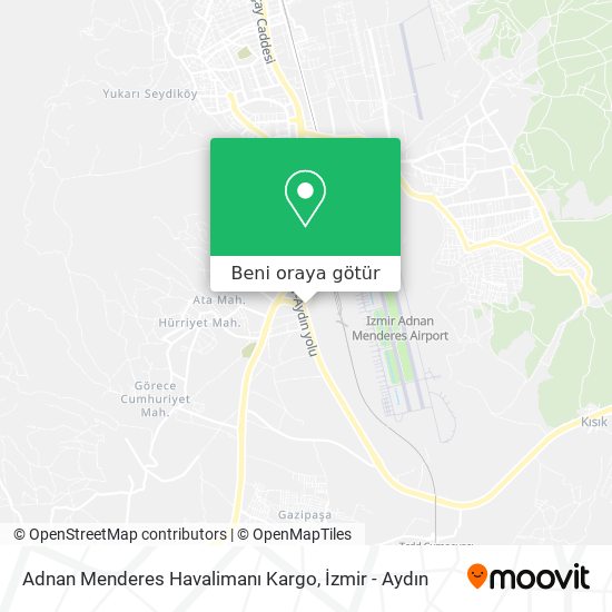 Adnan Menderes Havalimanı Kargo harita