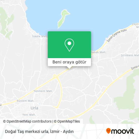 Doğal Taş merkezi urla harita