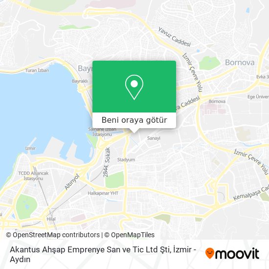 Akantus Ahşap Emprenye San ve Tic Ltd Şti harita