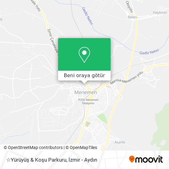 ☆Yürüyüş & Koşu Parkuru harita