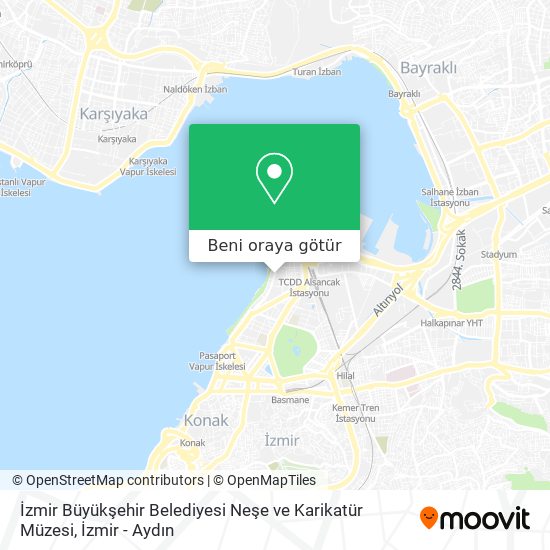 İzmir Büyükşehir Belediyesi Neşe ve Karikatür Müzesi harita
