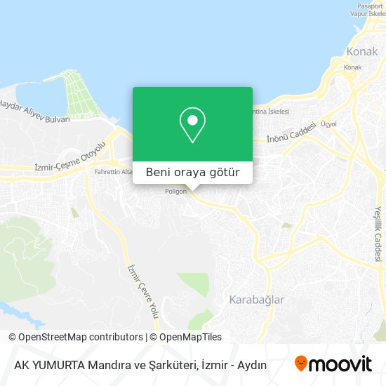 AK YUMURTA Mandıra ve Şarküteri harita