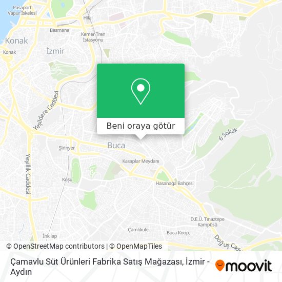 Çamavlu Süt Ürünleri Fabrika Satış Mağazası harita
