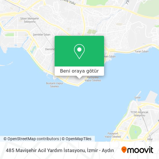 485 Mavişehir Acil Yardım İstasyonu harita