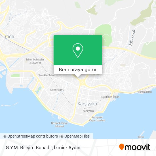 G.Y.M. Bilişim Bahadır harita