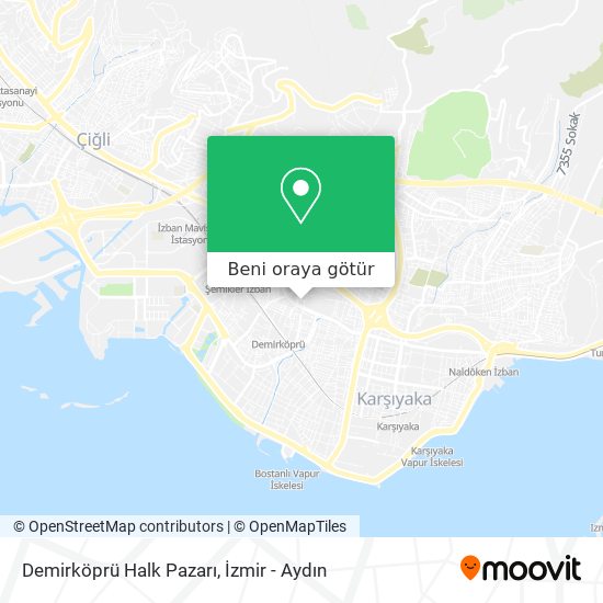 Demirköprü Halk Pazarı harita