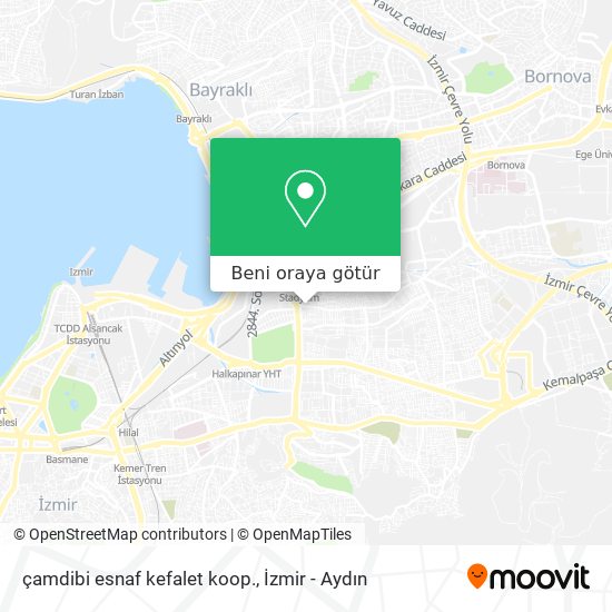 çamdibi esnaf kefalet koop. harita