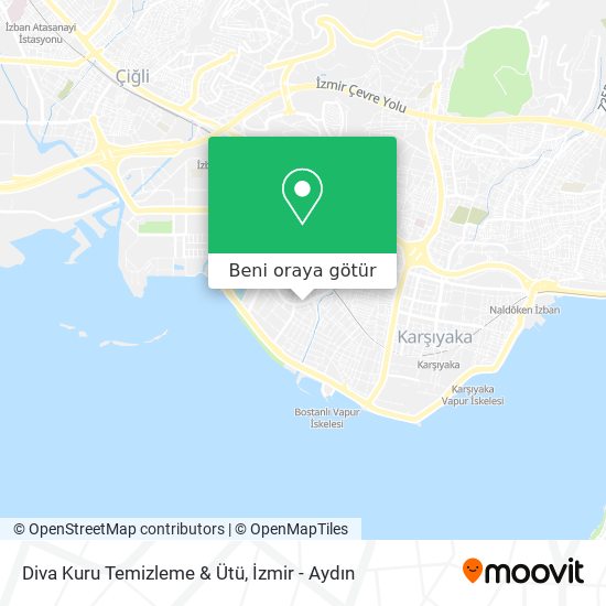Diva Kuru Temizleme & Ütü harita