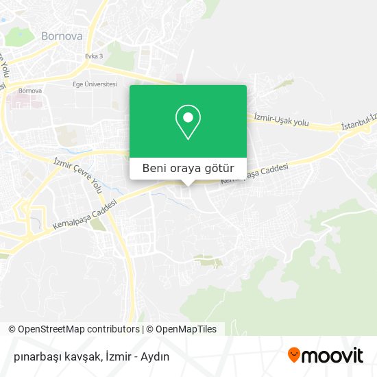 pınarbaşı kavşak harita