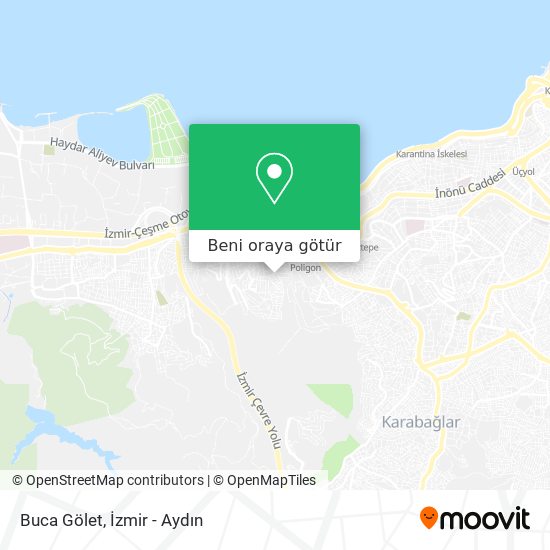 Buca Gölet harita