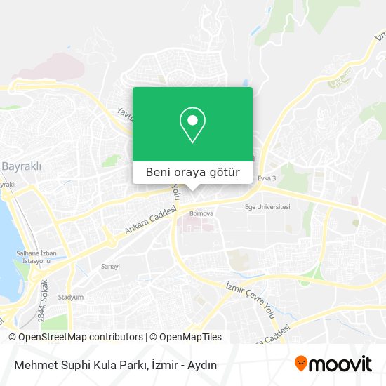 Mehmet Suphi Kula Parkı harita
