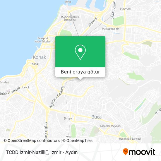 TCDD İzmir-Nazilli🚉 harita