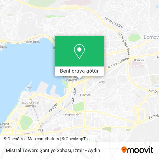 Mistral Towers Şantiye Sahası harita