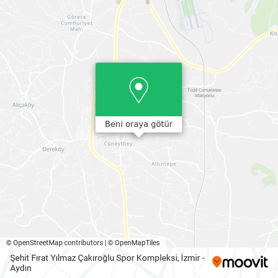 Şehit Fırat Yılmaz Çakıroğlu Spor Kompleksi harita