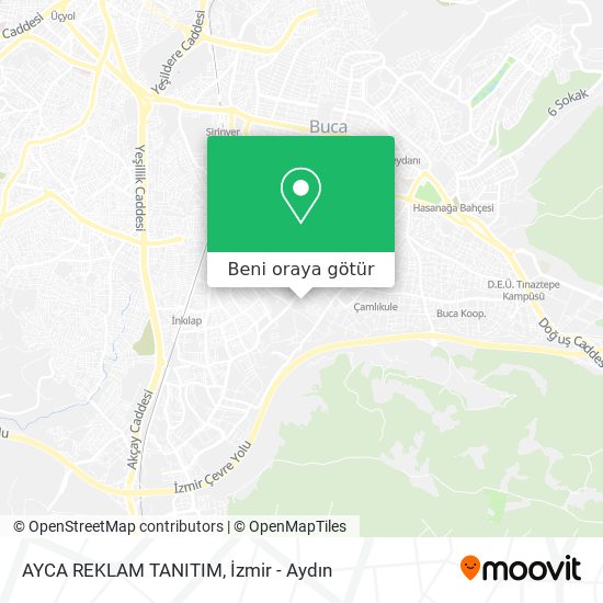 AYCA REKLAM TANITIM harita