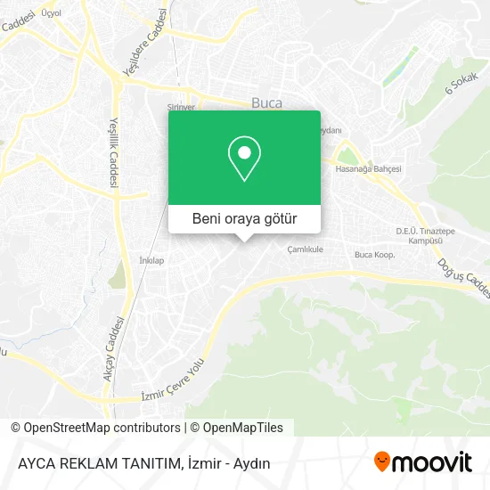 AYCA REKLAM TANITIM harita