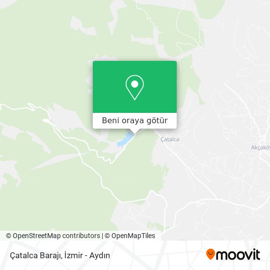 Çatalca Barajı harita