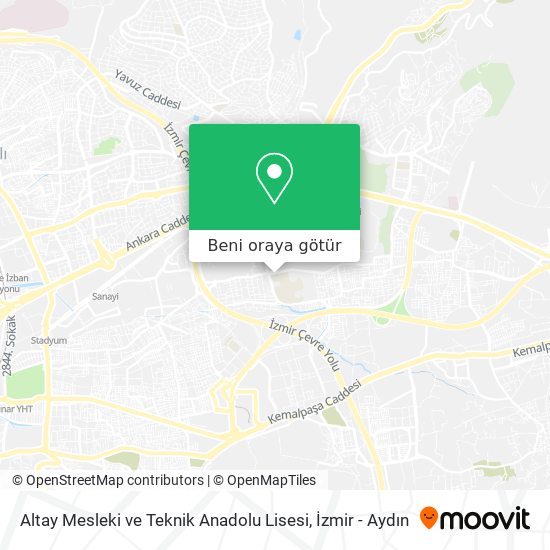 Altay Mesleki ve Teknik Anadolu Lisesi harita