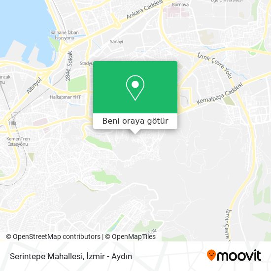 Serintepe Mahallesi harita