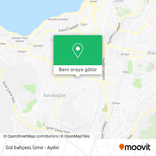 Gül bahçesi harita