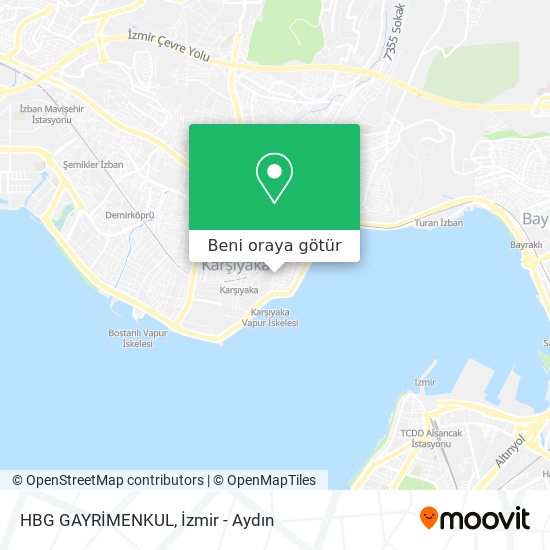 HBG GAYRİMENKUL harita