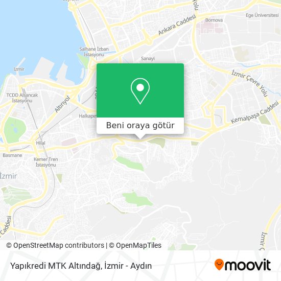 Yapıkredi MTK Altındağ harita