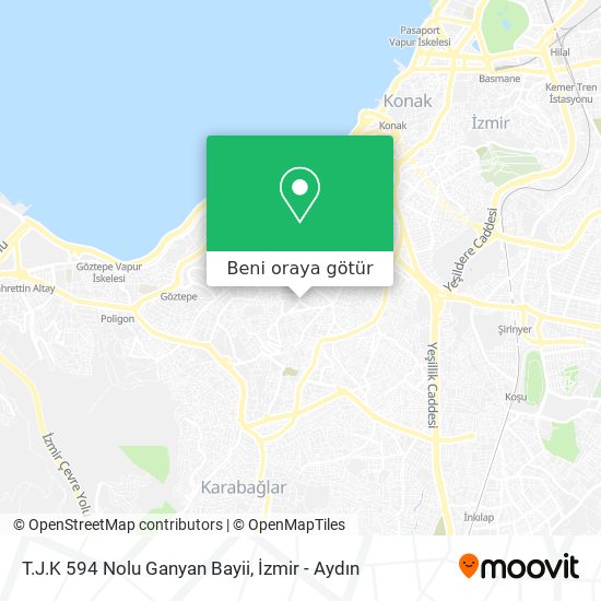 T.J.K 594 Nolu Ganyan Bayii harita