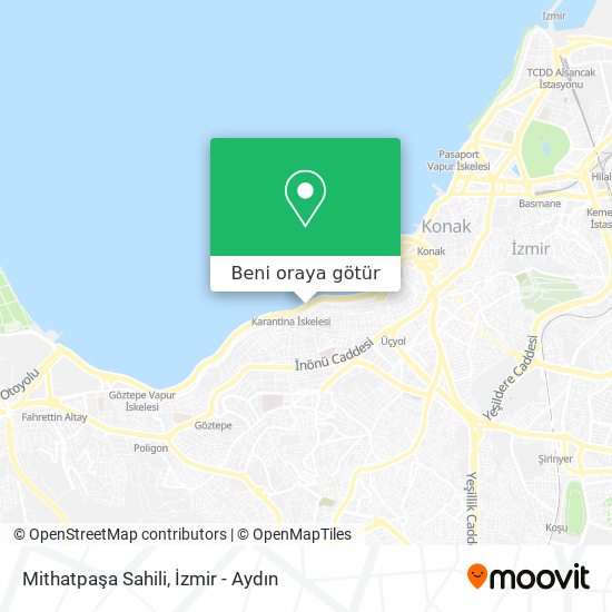 Mithatpaşa Sahili harita