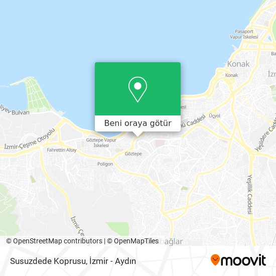Susuzdede Koprusu harita