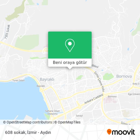 608 sokak harita