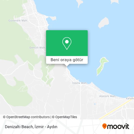 Denizaltı Beach harita