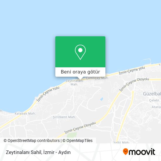 Zeytinalanı Sahil harita
