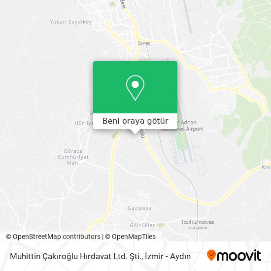 Muhittin Çakıroğlu Hırdavat Ltd. Şti. harita
