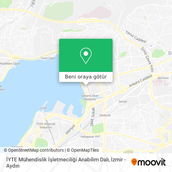 İYTE Mühendislik İşletmeciliği Anabilim Dalı harita