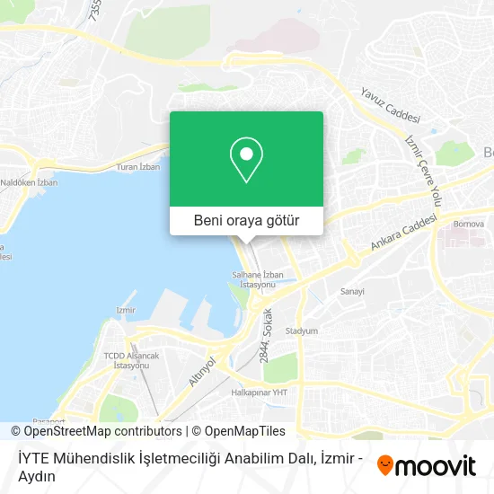 İYTE Mühendislik İşletmeciliği Anabilim Dalı harita