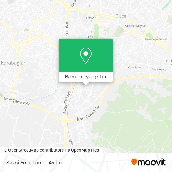 Sevgi Yolu harita