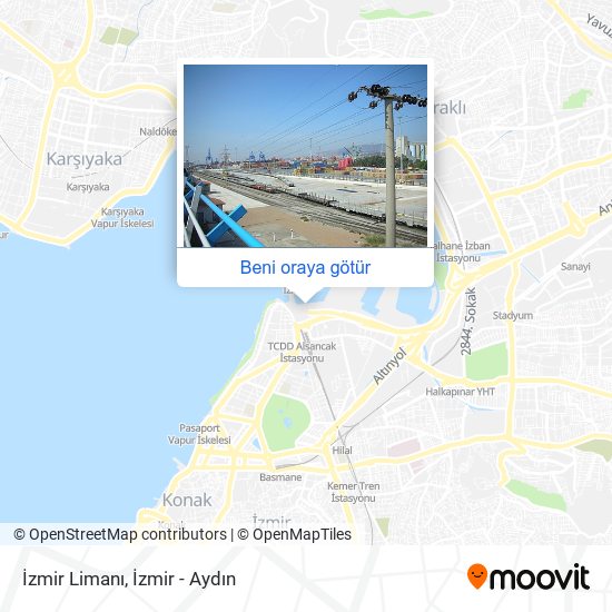 İzmir Limanı harita