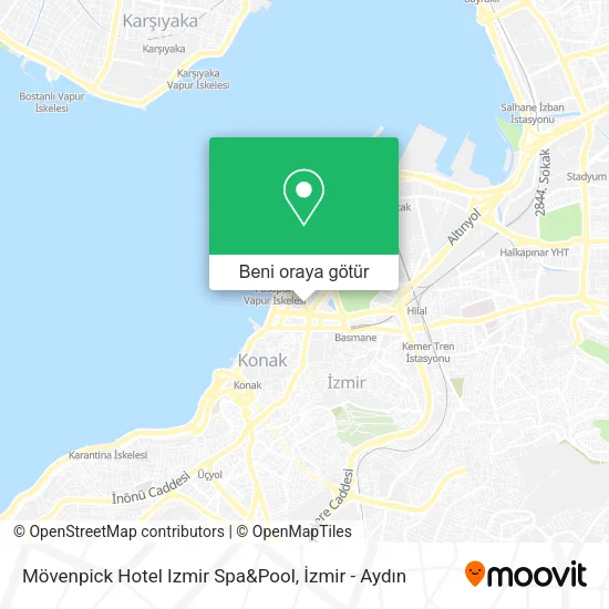 Mövenpick Hotel Izmir Spa&Pool harita