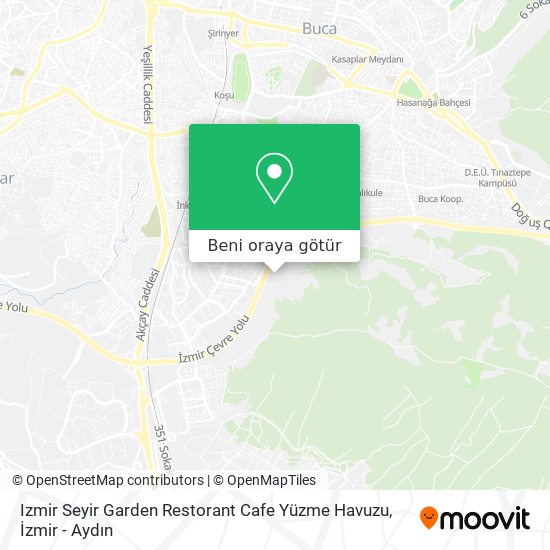 Izmir Seyir Garden Restorant Cafe Yüzme Havuzu harita