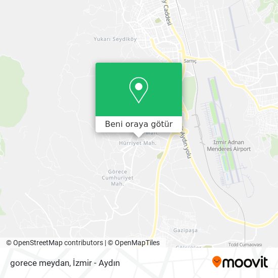 gorece meydan harita