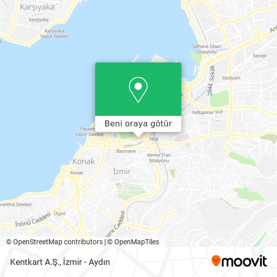 Kentkart A.Ş. harita