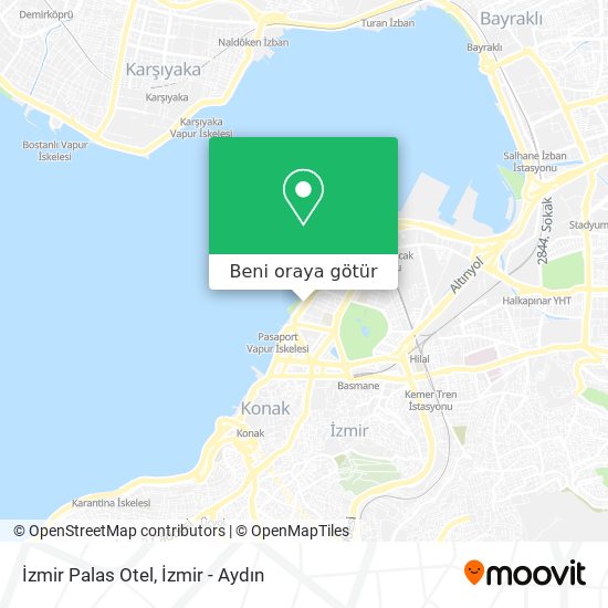 İzmir Palas Otel harita
